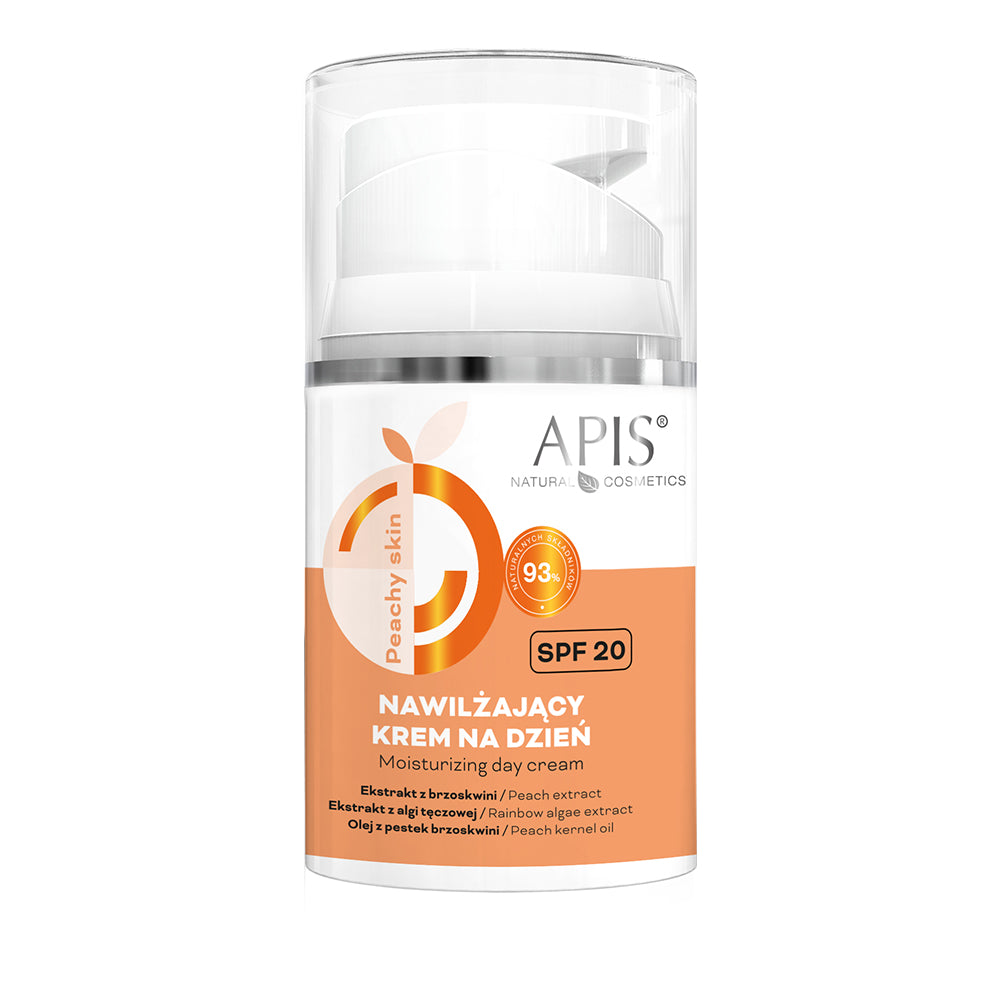 Apis Peachy SKIN Feuchtigkeitsspendende Tagescreme SPF 20 50 ml